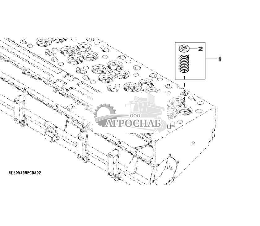 9902 Valve  Valve Seat  Spring  Rotator 